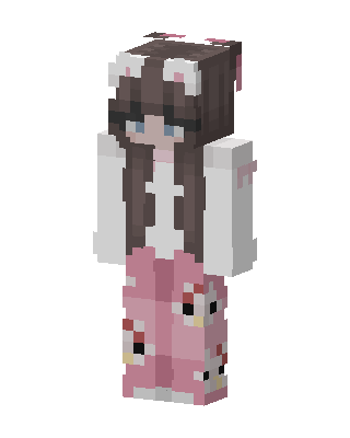 Bunny Pajamas skin, 3D preview