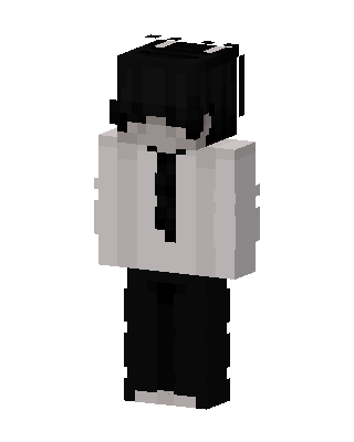 Monochrome Suit skin, 3D preview