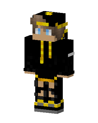 Golden Hoodie Boy Minecraft skin