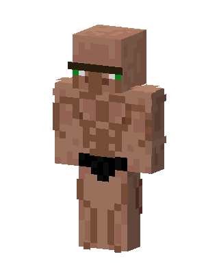 Brown Player Boy skin, 3D preview