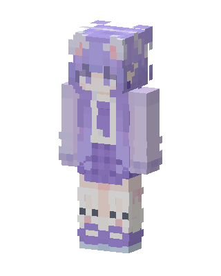 Lavender Bunny Minecraft skin