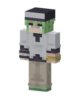 White Mob Boy skin, 3D preview