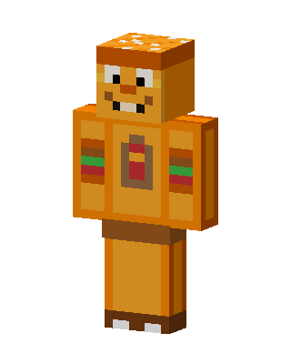 Burger Man Minecraft skin