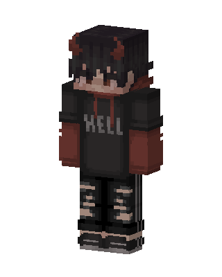 Black Hoodie Boy Minecraft skin