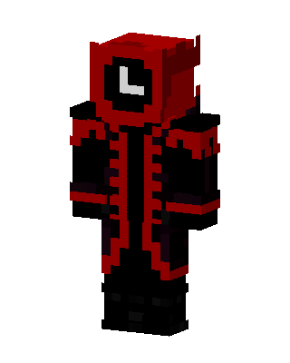 Crimson Clock Hood skin, 3D preview