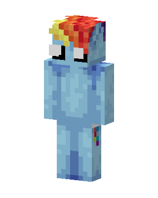 Blue Pride Minecraft skin