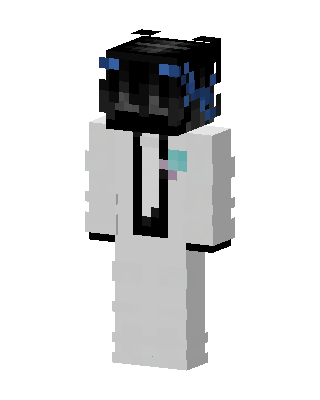White Worker Boy skin, 3D preview