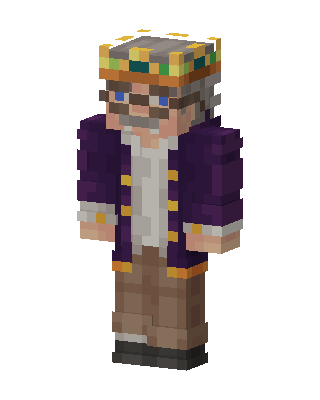 Royal Captain skin, 3D preview
