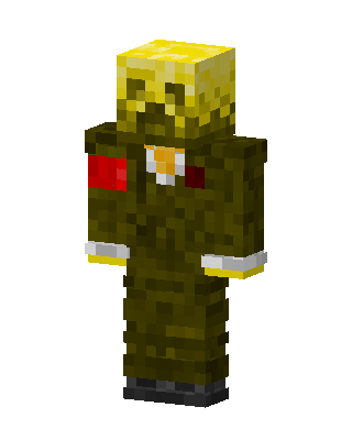Golden Soldier Minecraft skin