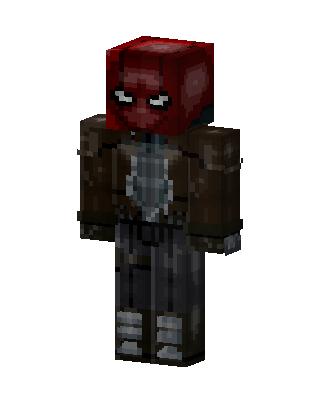 Red Hood skin, 3D preview