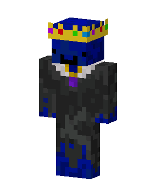 Blue King Minecraft knight skin