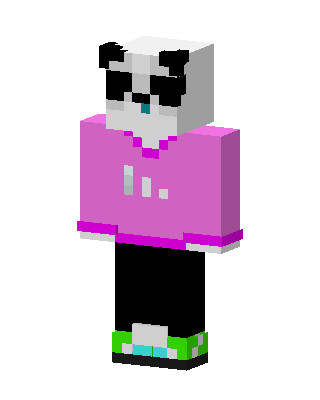 Panda Hoodie Minecraft skin