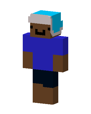 Blue Player Boy skin, 3D preview
