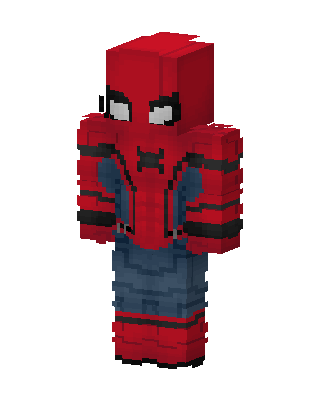 Spider-Man skin, 3D preview