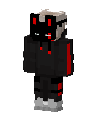 Red Eyed Shadow Minecraft skin