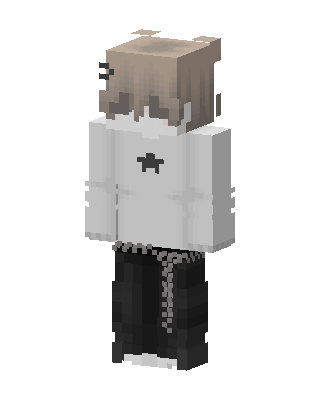Cozy Star Hoodie skin, 3D preview