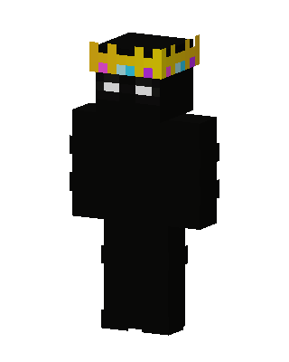 Crowned Enderman Minecraft skin