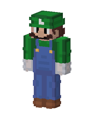 Luigi Minecraft skin