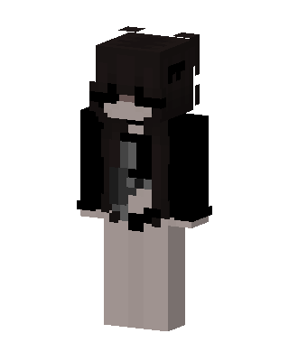 Shadow Girl skin, 3D preview