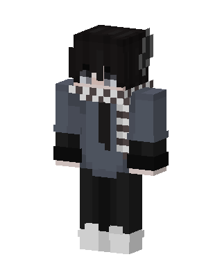 Scarf Boy skin, 3D preview