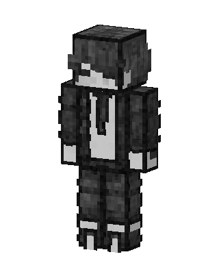 Monochrome Suit skin, 3D preview