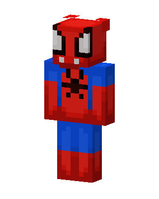 Red Masked Hero Boy Minecraft red skin