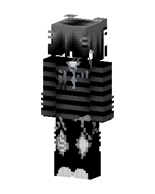 Black Villain skin, 3D preview