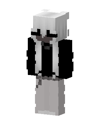 White Emo skin, 3D preview