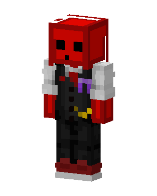 Red Slime Suit skin, 3D preview