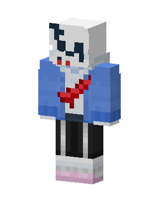 White Player Girl skin, 3D preview