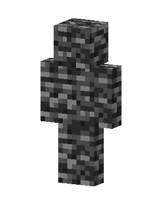 Bedrock Block skin, 3D preview