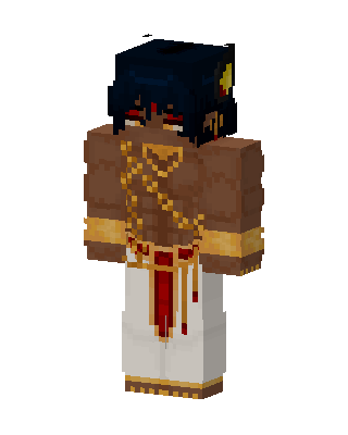 Brown King Minecraft skin