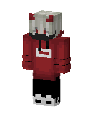 Crimson Oni skin, 3D preview