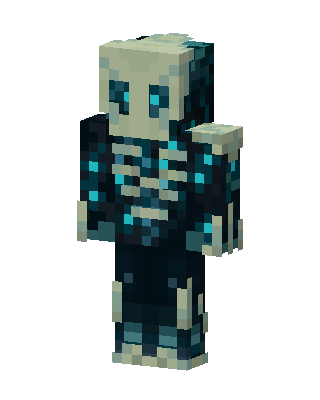 Warden Skeleton skin, 3D preview