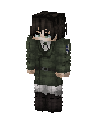 Green Anime Girl Minecraft skin
