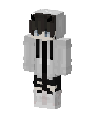 Demon Hoodie Boy Minecraft e-boy skin