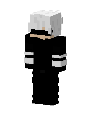 Black Player Boy skin, 3D preview