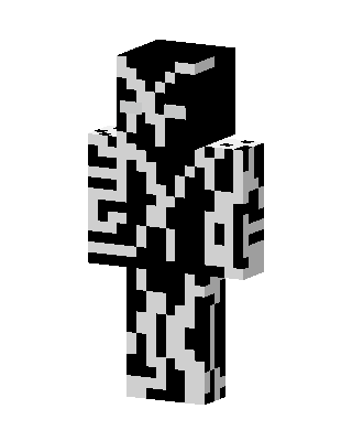 Glitch Static skin, 3D preview