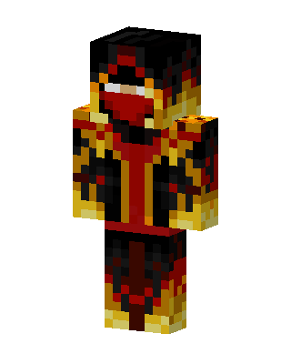 Inferno Mage skin, 3D preview