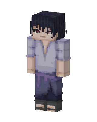 Sasuke Uchiha skin, 3D preview