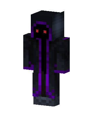 Black Hoodie Boy skin, 3D preview