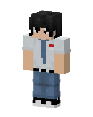 White Student Boy Minecraft white skin