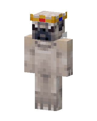 White Royal Minecraft skin