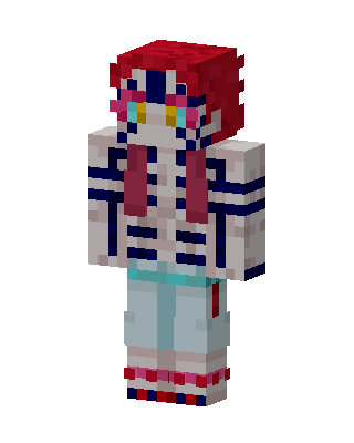 Akaza skin, 3D preview