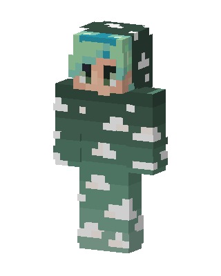 Cloud Onesie skin, 3D preview