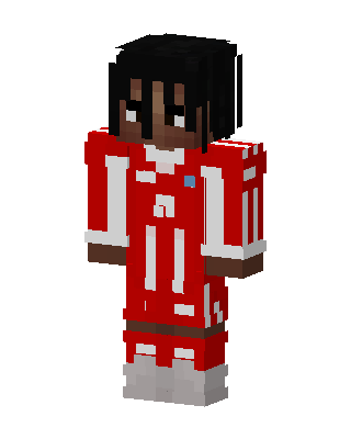 Red Holiday Boy Minecraft Christmas skin