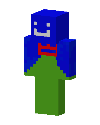 Huggy Wuggy skin, 3D preview