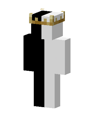 White Royal skin, 3D preview