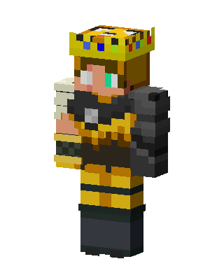 Golden King Minecraft skin
