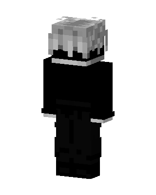 Ghost Hoodie skin, 3D preview